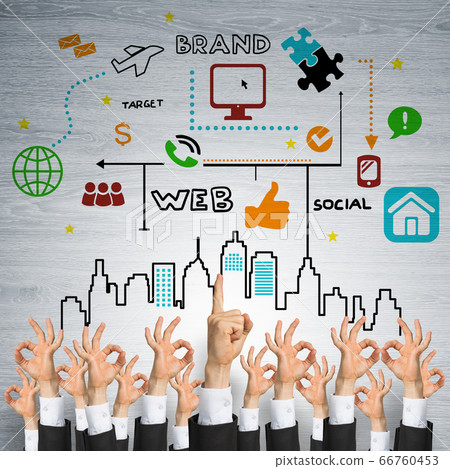 Business and teamwork concept 66760453