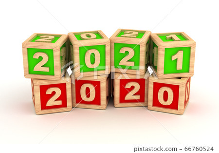 New Year 2021 and old 2020 New Year 2021 and old 2020 66760524