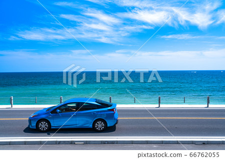 “神奈川縣”在湘南海岸沿海行駛 66762055