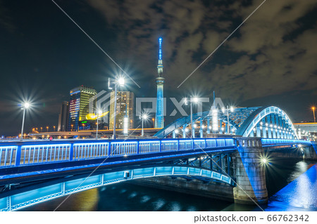 Tokyo Sky Tree World Refugee Day Special Lighting Tokyo Sky Tree World Refugee Day Special Lighting 66762342