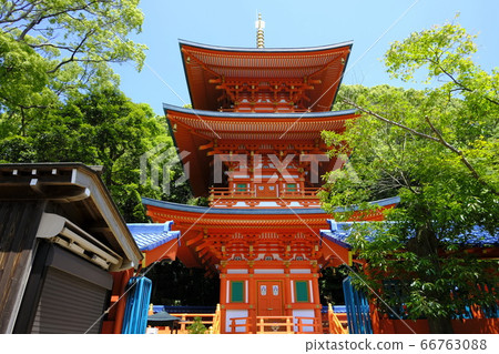 Temple related to the Genpei battle Sobe Temple, a famous temple in Kobe 66763088