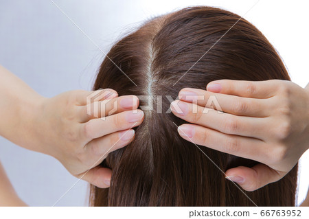Top of young woman Top of young woman 66763952