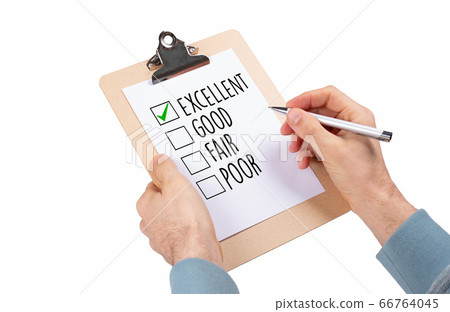 Wooden clipboard isolated on white background 66764045