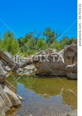 A grotto on Lynx Creek, Prescott Valley, Yavapai Valley, Arizona, USA A grotto on Lynx Creek, Prescott Valley, Yavapai Valley, Arizona, USA 66765018