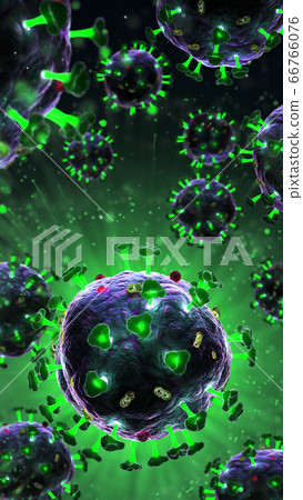 Pathogens Vector 3d 3d render of pathogenic virus organism or... - Stock Illustration ...