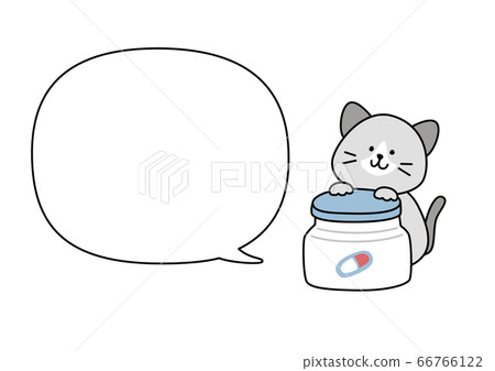 Cat supplement/medicine (bottle/capsule) balloon 66766122