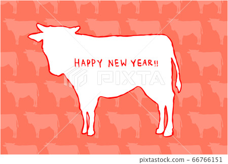 時尚手繪新年賀卡2 時尚手繪新年賀卡2 66766151