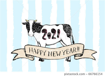 時尚手繪新年賀卡1 時尚手繪新年賀卡1 66766154