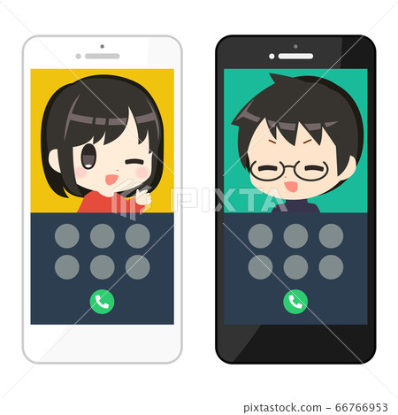 智能手機智能手機呼叫屏幕設置圖 66766953