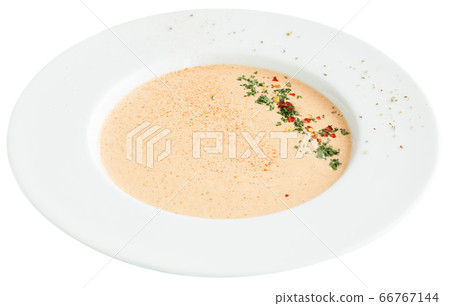 Creamy crab soup bisque with spices Creamy crab soup bisque with spices 66767144