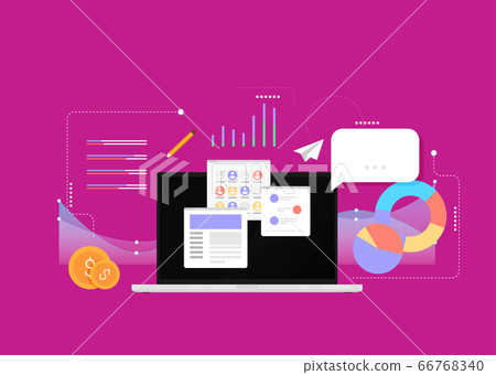 Flat design modern vector illustration concept of - Stock Illustration ...