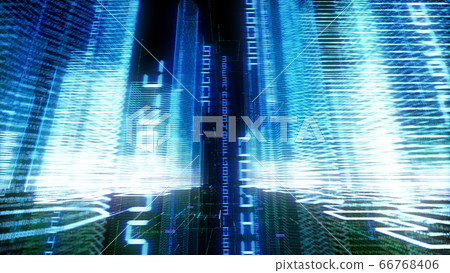 Smart city buildings background Smart city buildings background 66768406