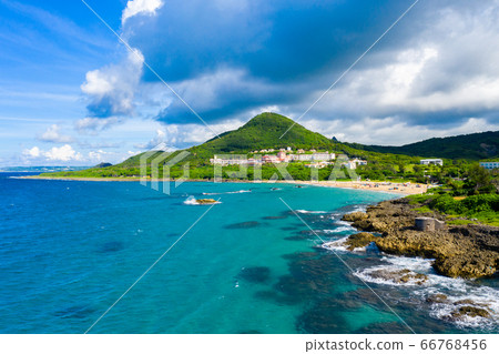 臺灣屏東墾丁小灣沙灘Taiwan Pingtung Kenting Xiaowan Beach 66768456