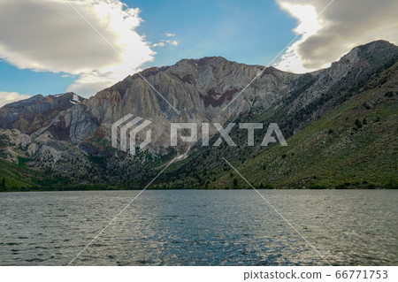 Convict Lake in the Eastern Sierra Nevada mountains, California, Mono County, California, USA. Convict Lake in the Eastern Sierra Nevada mountains, California, Mono County, California, USA. 66771753