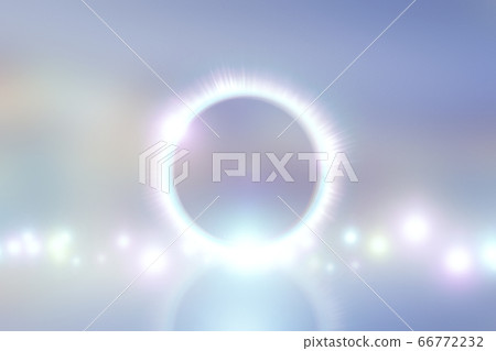 柔和的圓粒子抽象背景 66772232