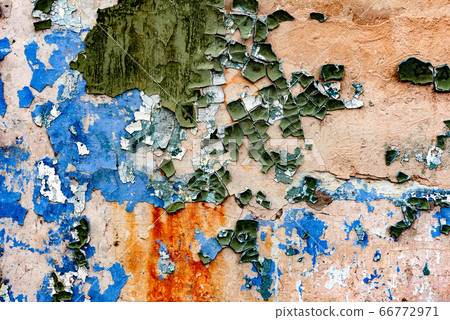 Texture of a brick wall with cracks and scratches Texture of a brick wall with cracks and scratches 66772971