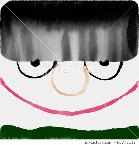 抽象搞笑的水彩表情插畫 66773112