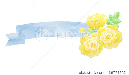 Roses and ribbons 66773532