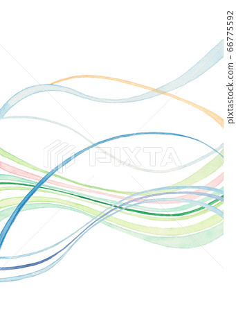 Japanese pattern, corrugated, colorful 66775592