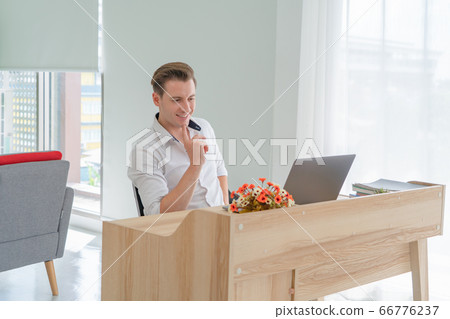 Smiling business blonde, white man, Caucasian Smiling business blonde, white man, Caucasian 66776237