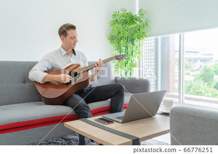 Business blonde, white musician, Caucasian man Business blonde, white musician, Caucasian man 66776251