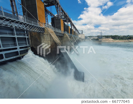 Hydropower Plant on the Nistru river in Dubasari 66777045