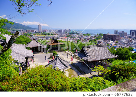 The Kanondou overlooking from the observation deck at Miidera-8 66777622