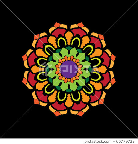 Mandala background vector image Mandala background vector image 66779722