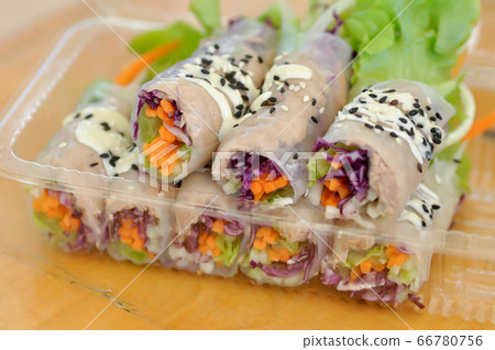 rice roll, fresh roll rice roll, fresh roll 66780756