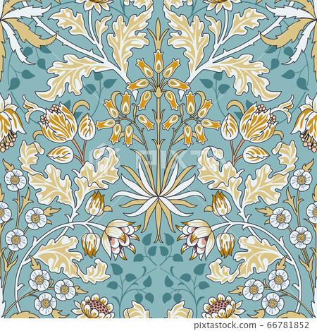 Light Floral Vintage Seamless Pattern Stock Vector - Illustration