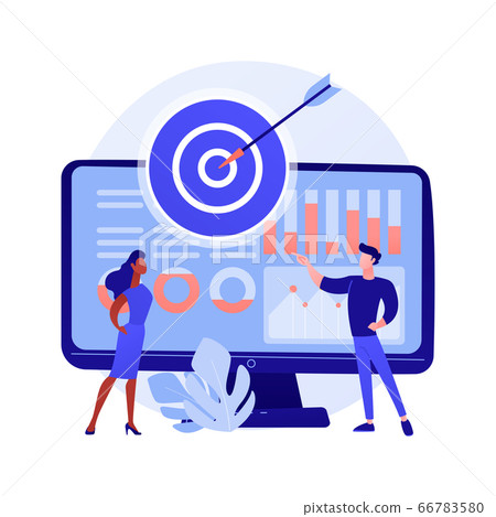 Targeting, result orientation vector concept metaphor. 66783580