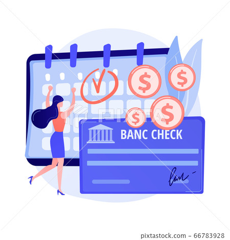 Bank check vector concept metaphor Bank check vector concept metaphor 66783928