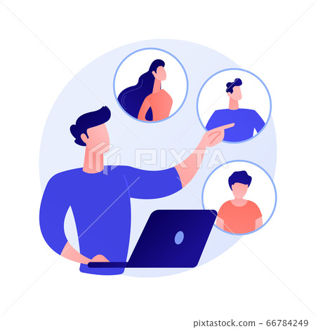 Social network, chatting vector concept metaphor. Social network, chatting vector concept metaphor. 66784249