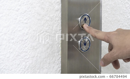 Finger press the lift button, Push the elevator Finger press the lift button, Push the elevator 66784494
