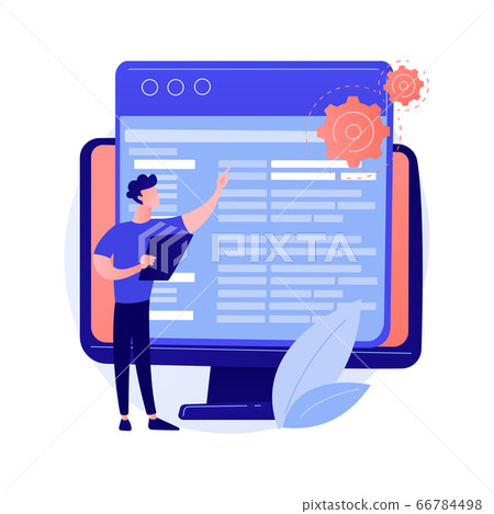 Coding and website development vector concept metaphor. 66784498