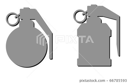 Grenade silhouette Grenade silhouette 66785593