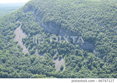 A Vibrant Shot of a Mountain From Another Mountain A Vibrant Shot of a Mountain From Another Mountain 66787127