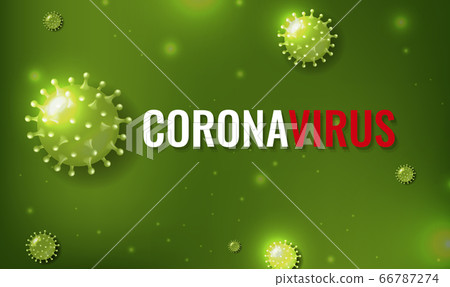 Coronavirus Banner Pandemic Concept Background Coronavirus Banner Pandemic Concept Background 66787274