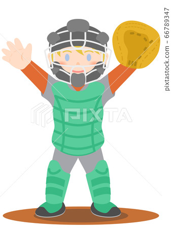 Baseball catcher Baseball catcher 66789347