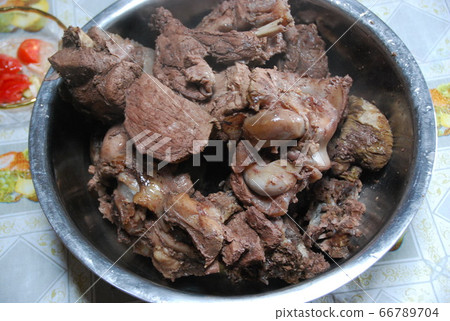 游牧民族的羊肉鹽煮吉爾吉斯斯坦 66789704