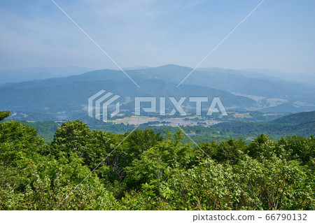 View from Okagura Observatory, Iiyama City, Nagano Prefecture 66790132