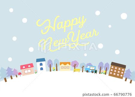 2021 Reiwa 3 years New Year's card material 2021 Reiwa 3 years New Year's card material 66790776