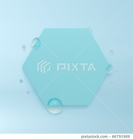 Water drop stage mockup Water drop stage mockup 66791989