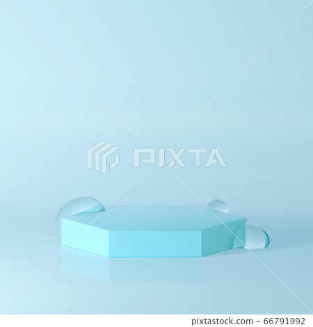 Water drop stage mockup 66791992