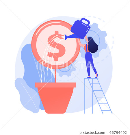 Profit growth vector concept metaphor 66794492