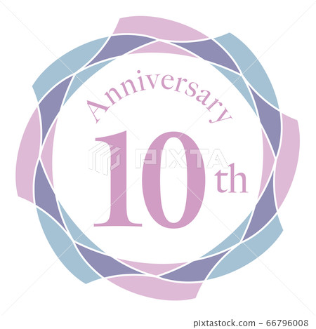 10th anniversary mark 10th anniversary mark 66796008