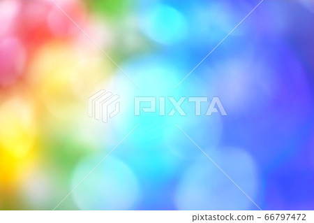 光多彩（彩虹色）抽象背景圖片-攝影庫 66797472