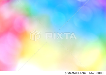光多彩（彩虹色）抽象背景圖片-攝影庫 66798000