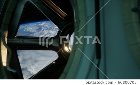 Cockpit view from International Space Station Cockpit view from International Space Station 66800703