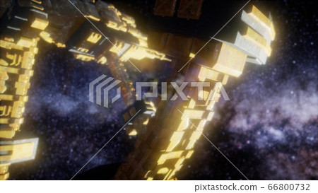 UFO Flying in the space UFO Flying in the space 66800732